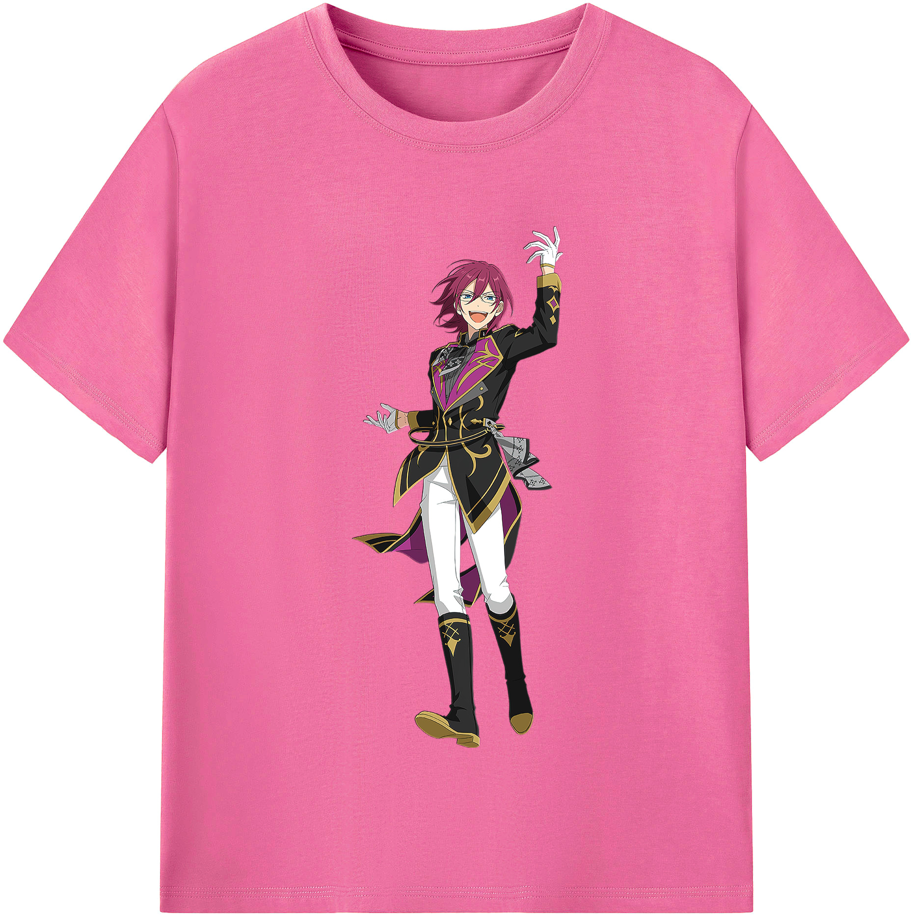 （画像用） あんさんぶるスターズ! Ensemble Stars レディースカジュアルプリントTシャツ（綿100％）
